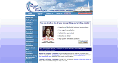 Desktop Screenshot of baptistchurchenvelopes.com